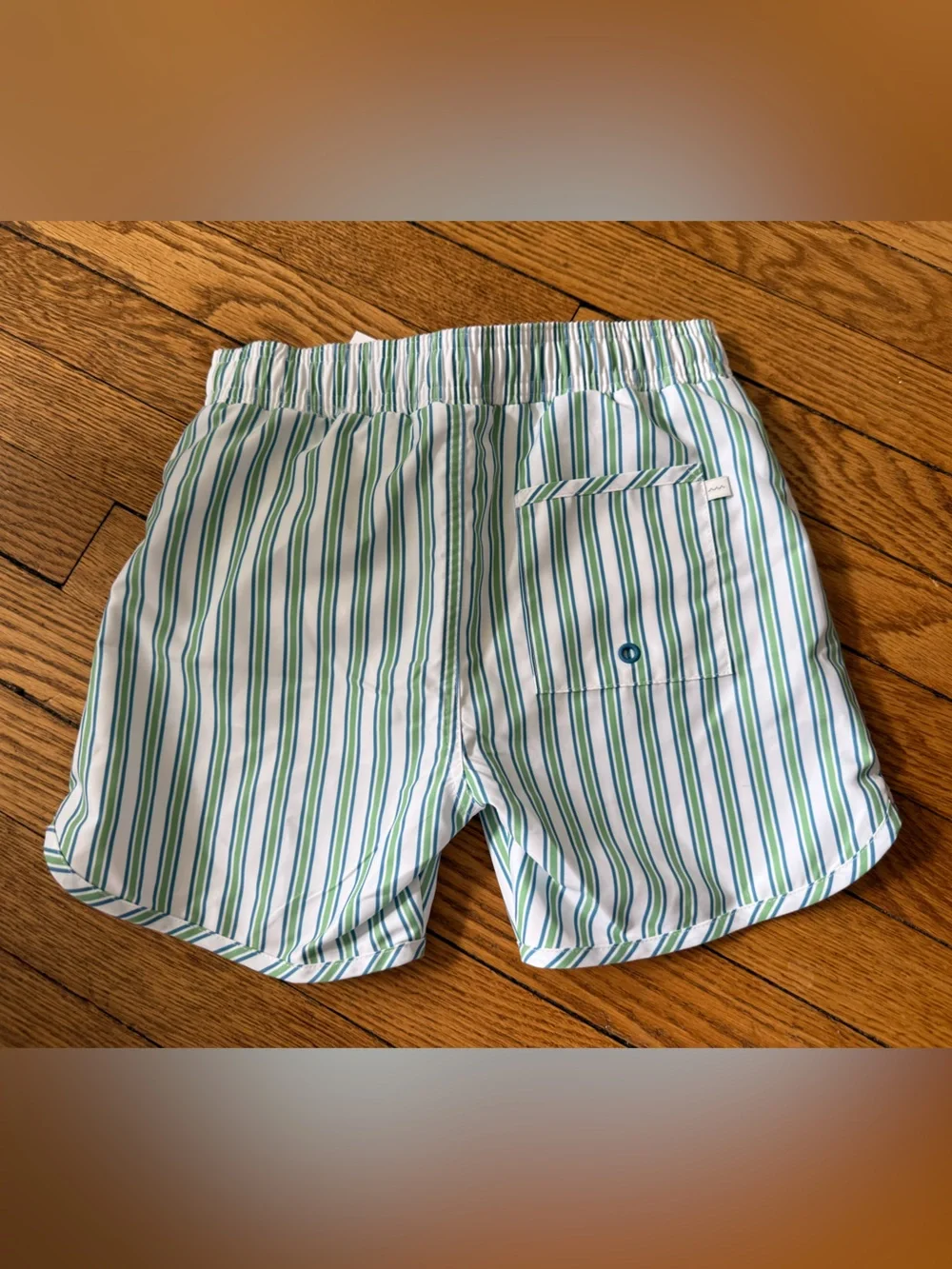 Minnow Striped Swim Trunks - Size 9 / 10 - NWT